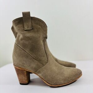 Alberto Fermani Women's Sandy Suede Slouchy Chiara Ankle Boots Size 8